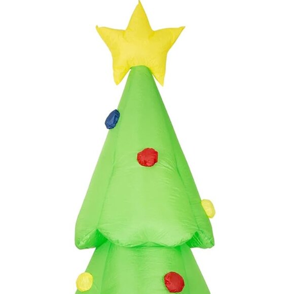 GIANT 9 Ft LED Inflatable Christmas Tree Multicolor Lights Up Yard Decor NEW - Picture 2 of 6